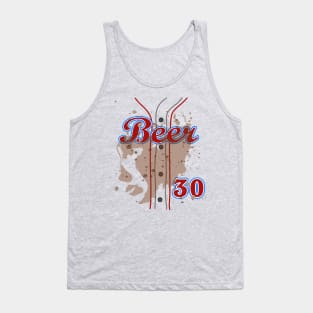 BEER 30 Beer Drinker Halloween Costume Tailgate Party Shirt Tank Top